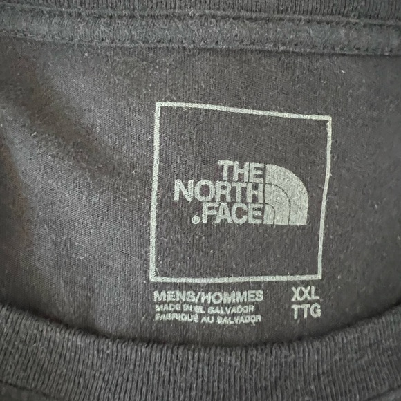 The North Face Mens T-Shirt long sleeves, navy never stop exploring 2XL Tall - Picture 3 of 7